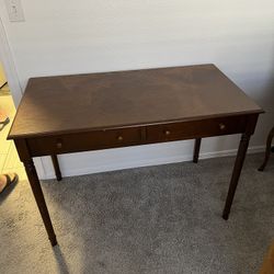 Wood desk and Chair