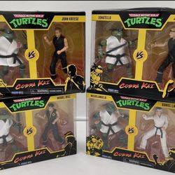 TMNT Cobra Kai Full Collection Figure Set Teenage Mutant Ninja Turtles NEW