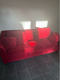 Red couch