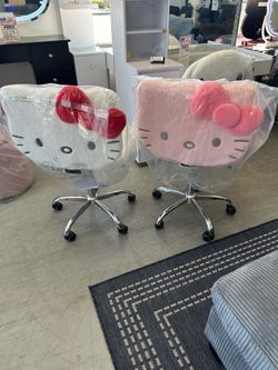 Teddy pink hello kitty light pink bow chair