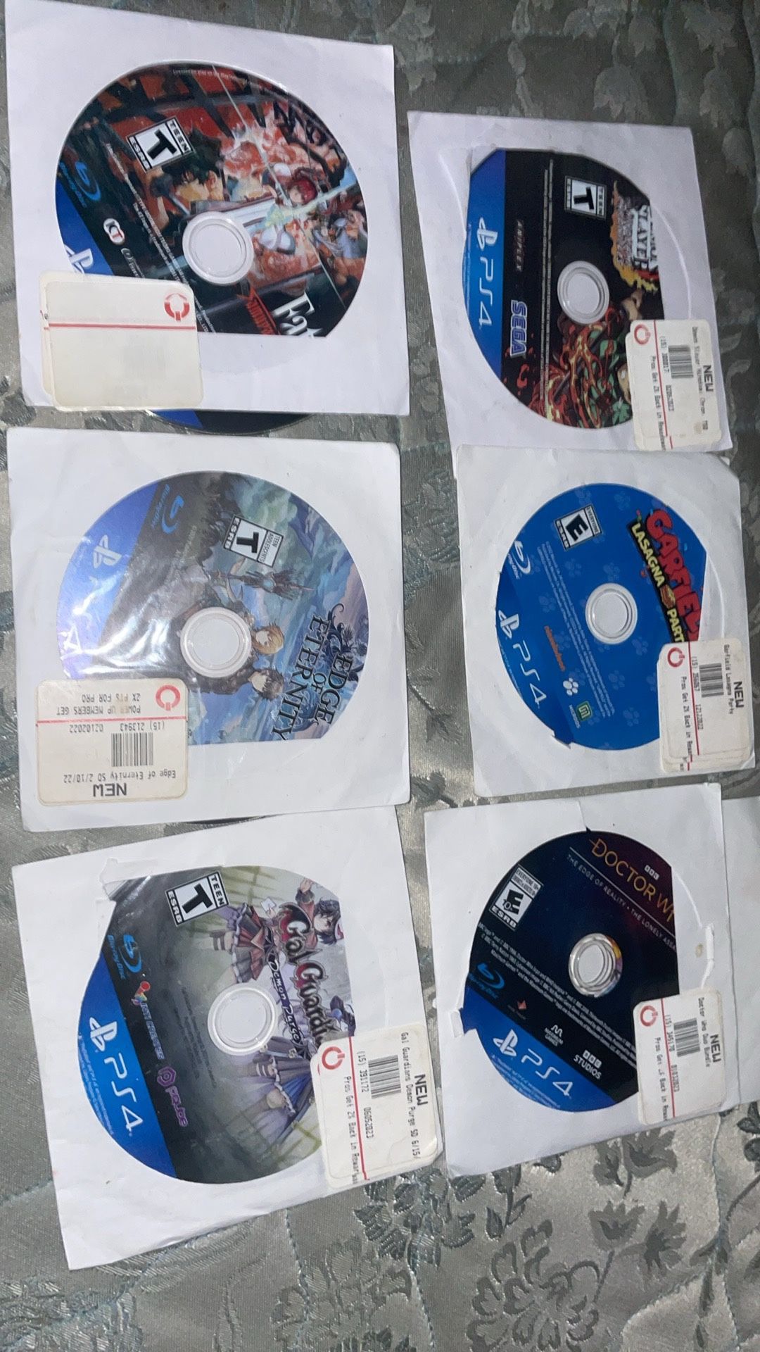 PS4 Games Disk Only