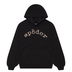 Sp5der VVS rhinestone hoodie