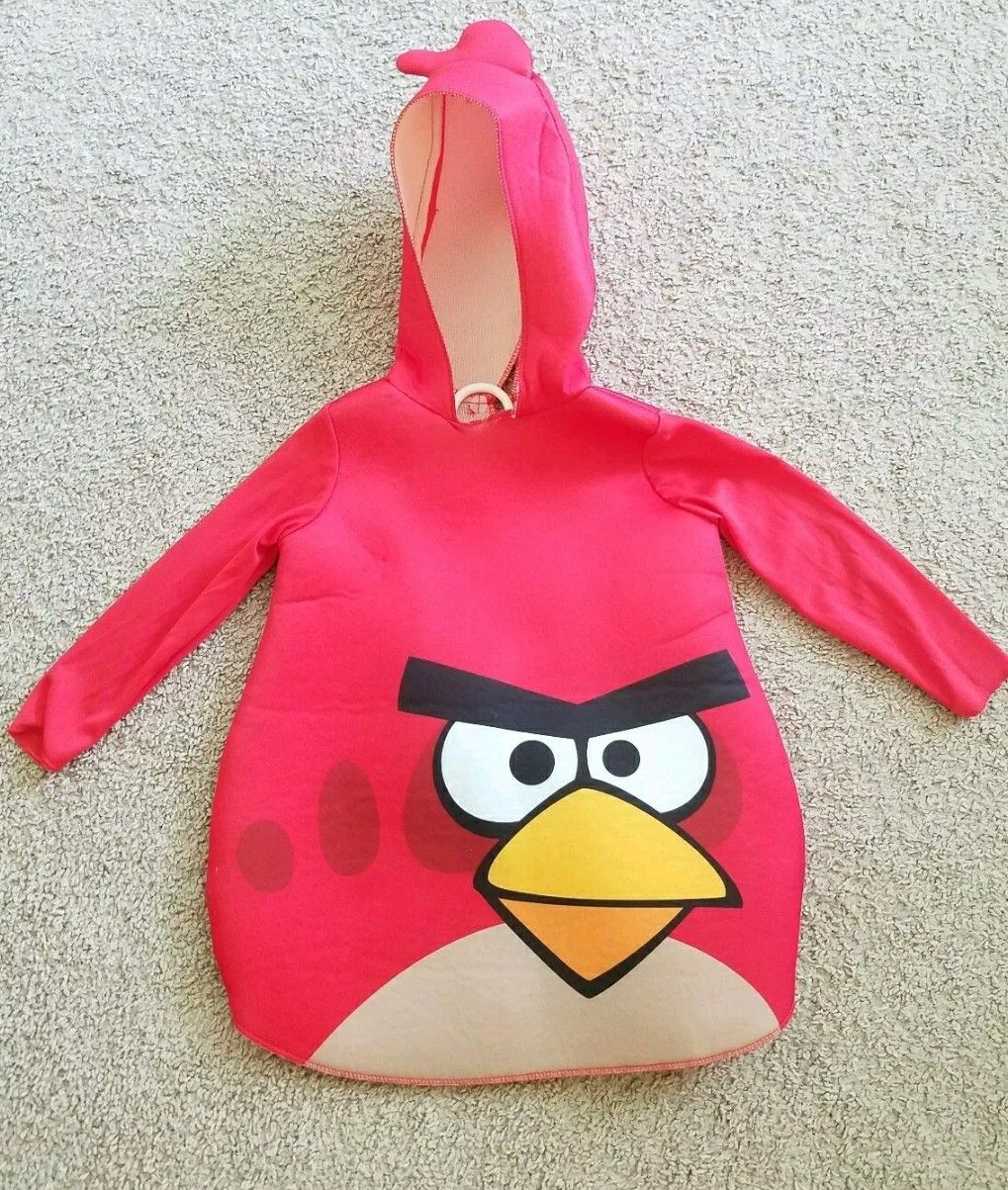 Angry birds costume size 3-4