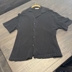 Zara Knit Button Down 