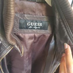 Guess Women's 100% Genuine Leather Jacket