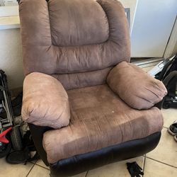 Two recliners and matching ottoman 