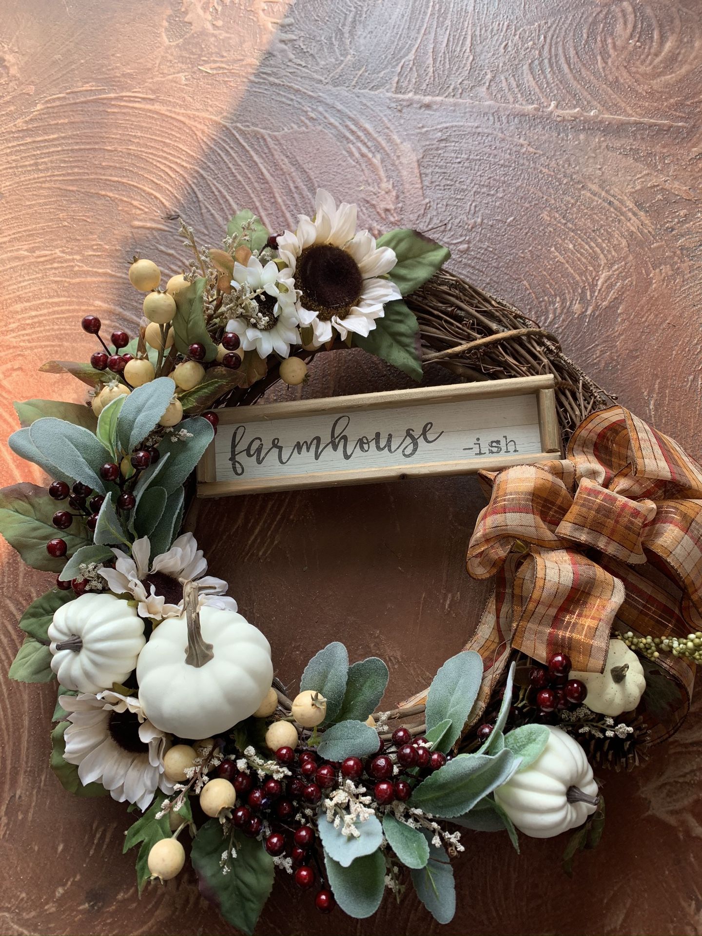 Made to order fall wreath