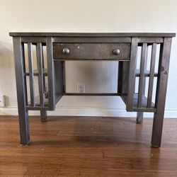 1920s Simmons Steel Desk Mission Style 