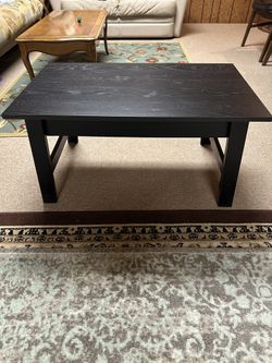Black Coffee  Wood Table