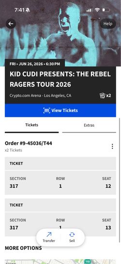 2 Kid Cudi Tickets