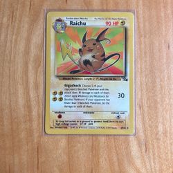Raichu 29/62 Ungraded