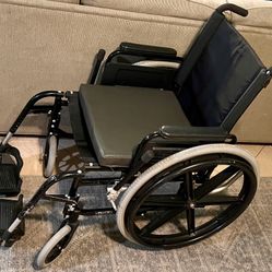 QUICKIE LX SUNRISE MEDICAL MANUAL WHEELCHAIR 6 SPOKE MAG WHEELS 