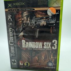 Tom Clancy's Rainbow Six 3 (Microsoft Xbox, 2003) Complete CIB Tested