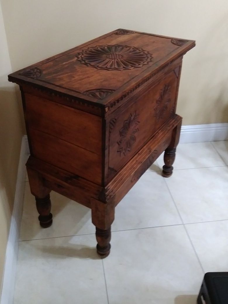 Solid Wood Handcrafted Peruvian chest