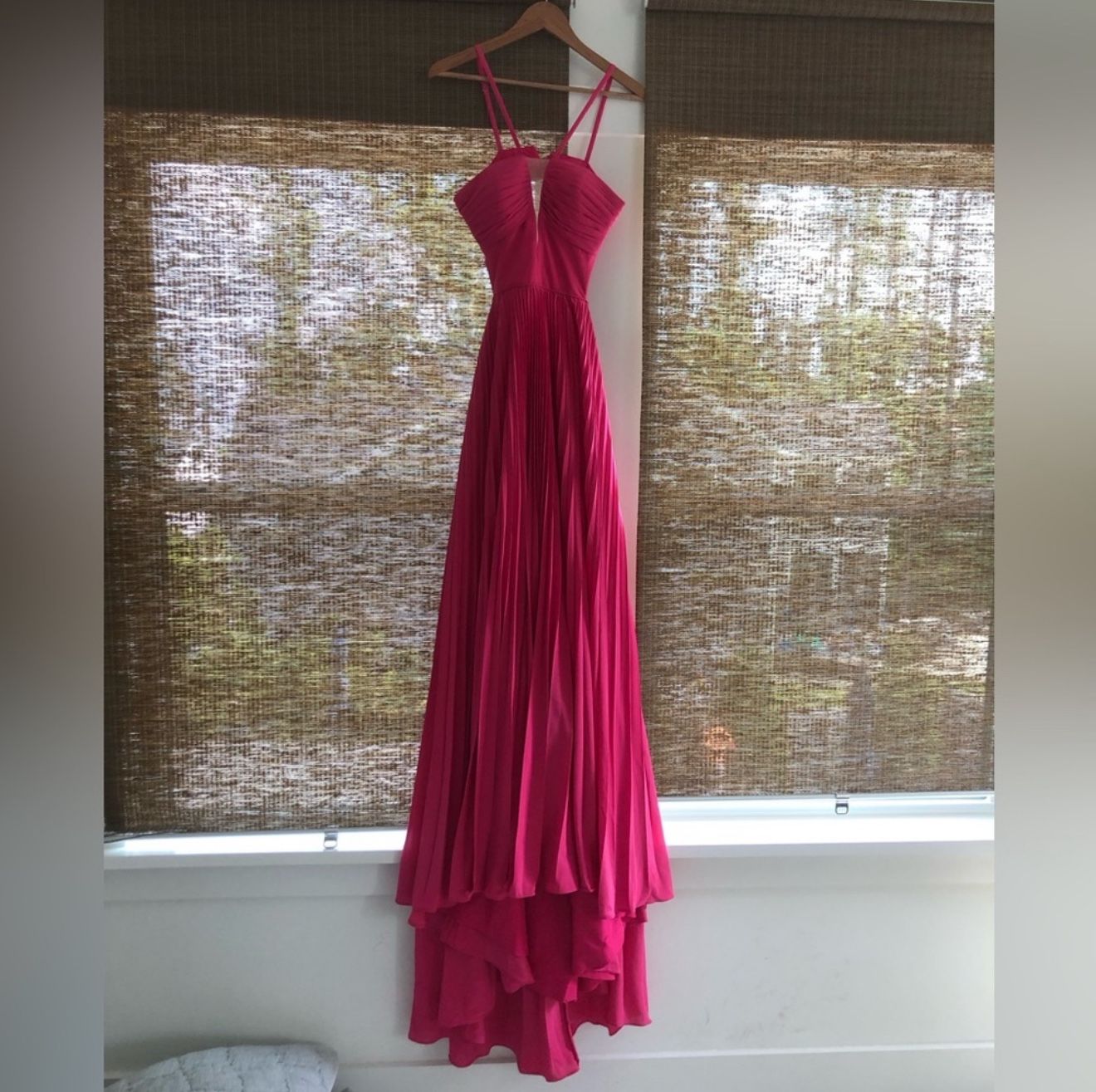 Hit Pink Prom Dress - Size Small / 2