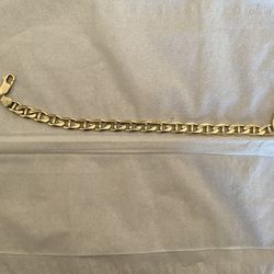 Mens 14k Bracelet 8.5 Long