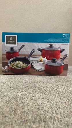 Gibson 7 piece Non-Stick Cookware Set
