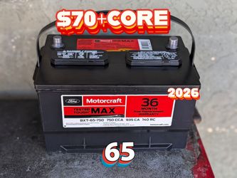 Car Battery Group Size 65