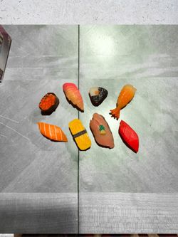 Sushi magnet Set - realistic