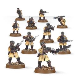 Warhammer 40k Astra Militarum Imperial Guard Steel Legion Squad 3x