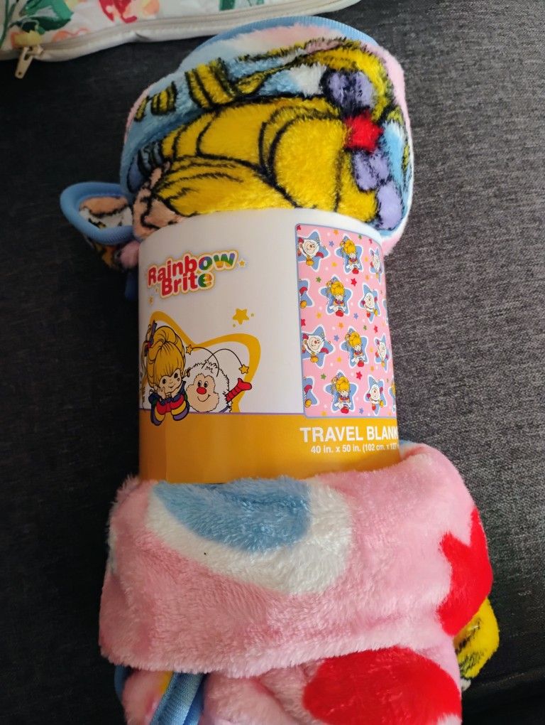 Rainbow Brite Throw Blanket