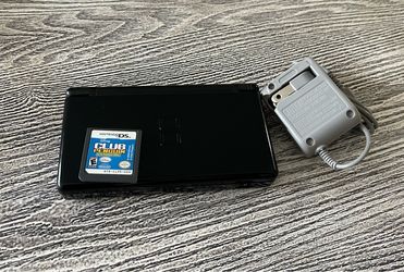 Black Nintendo DS Lite with Club Penguin game, complete with stylus & charger. $55