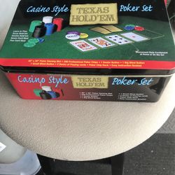 Texas Hold’Em Casino Style Poker Set
