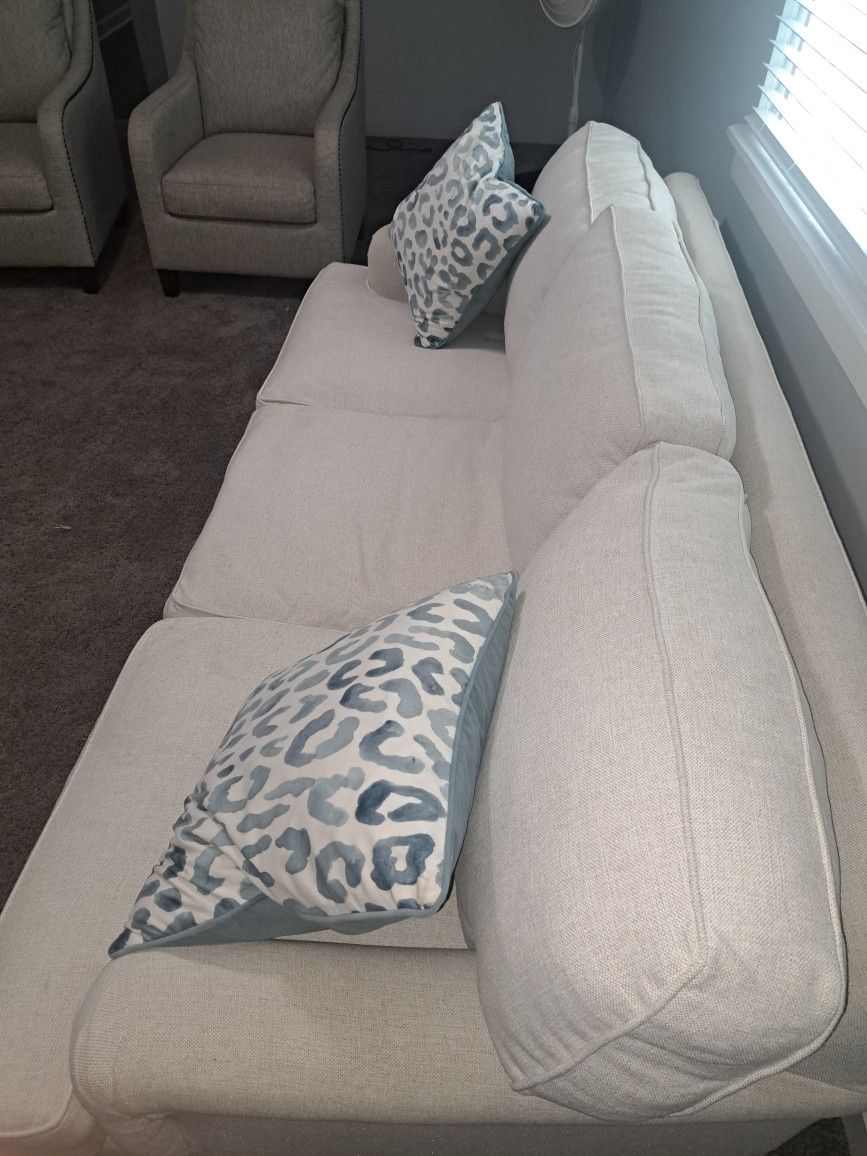 Cream Comfy Couch 