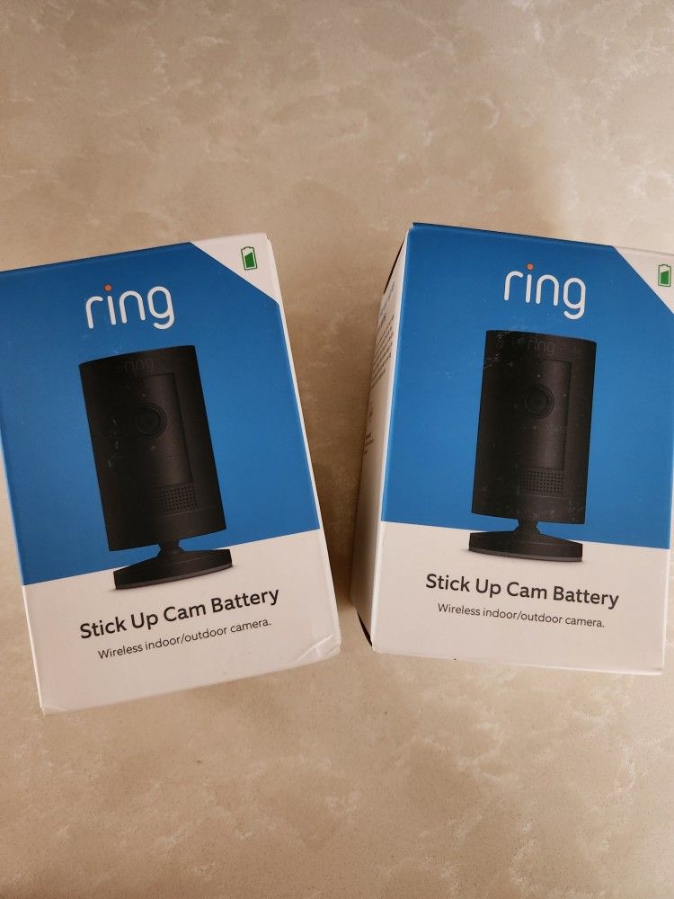 New Ring Stick Up Cams Black