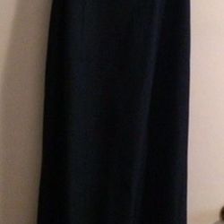 Small long dark blue dress 