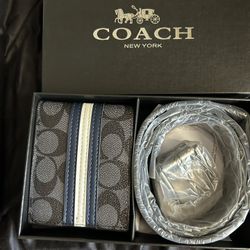 Coach Wallet And Belt