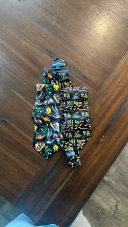 Two Looney Tunes ties