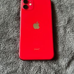 Red iPhone 11 Unlocked For Any Carrier And iCloud Unlocked 