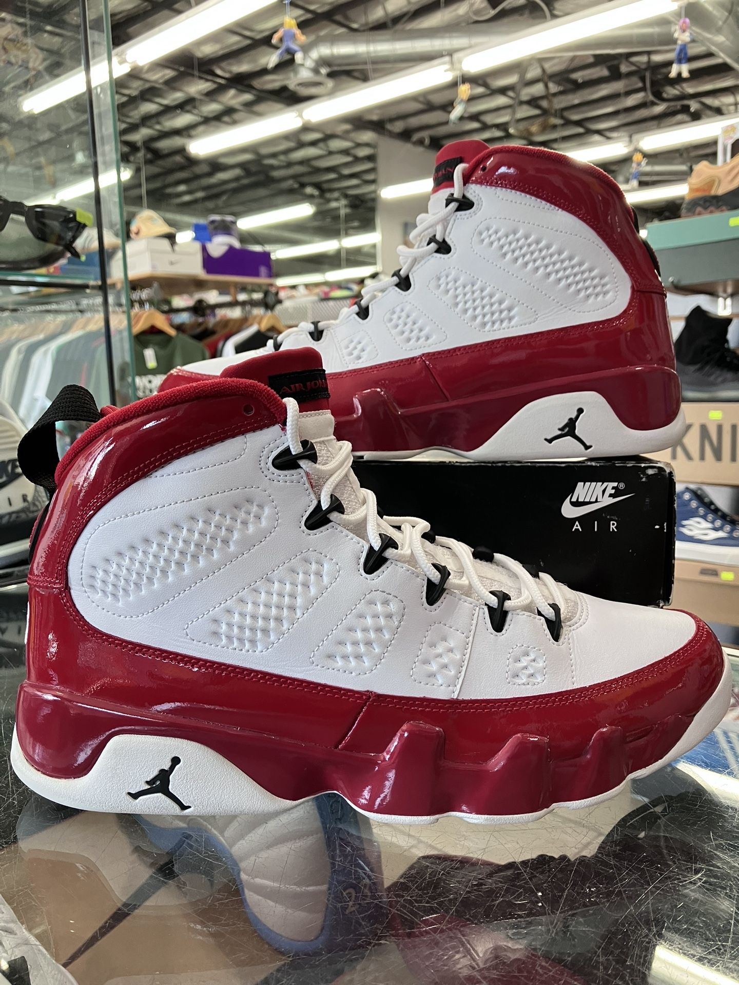 Air Jordan 9 Retro White Gym Red