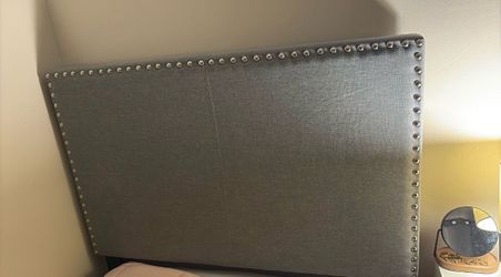 Grey bed frame/ twin