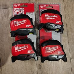 Milwaukee 25ft Magnetic Measuring Tape 