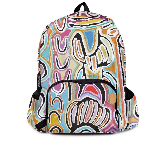 Judy Watson Fold Up Backpack