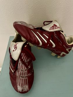 2005 ADIDAS PREDATOR ABSOLUTE DAVID BECKHAM FOOTBALL BOOTS RED/SILVER 4Y