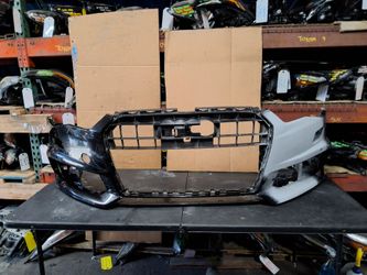 2015-2016-2017-2018 AUDI A6 C7 S-LINE FRONT BUMPER OEM USED #11656