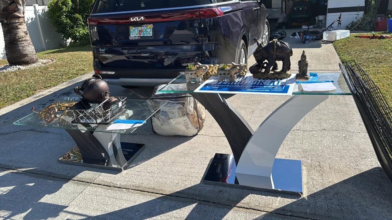 Tables Brand New Out Of Boxed Excellent Condition 75 Each