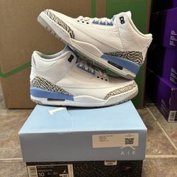 Jordan 3 UNC *Damaged Box Lid*