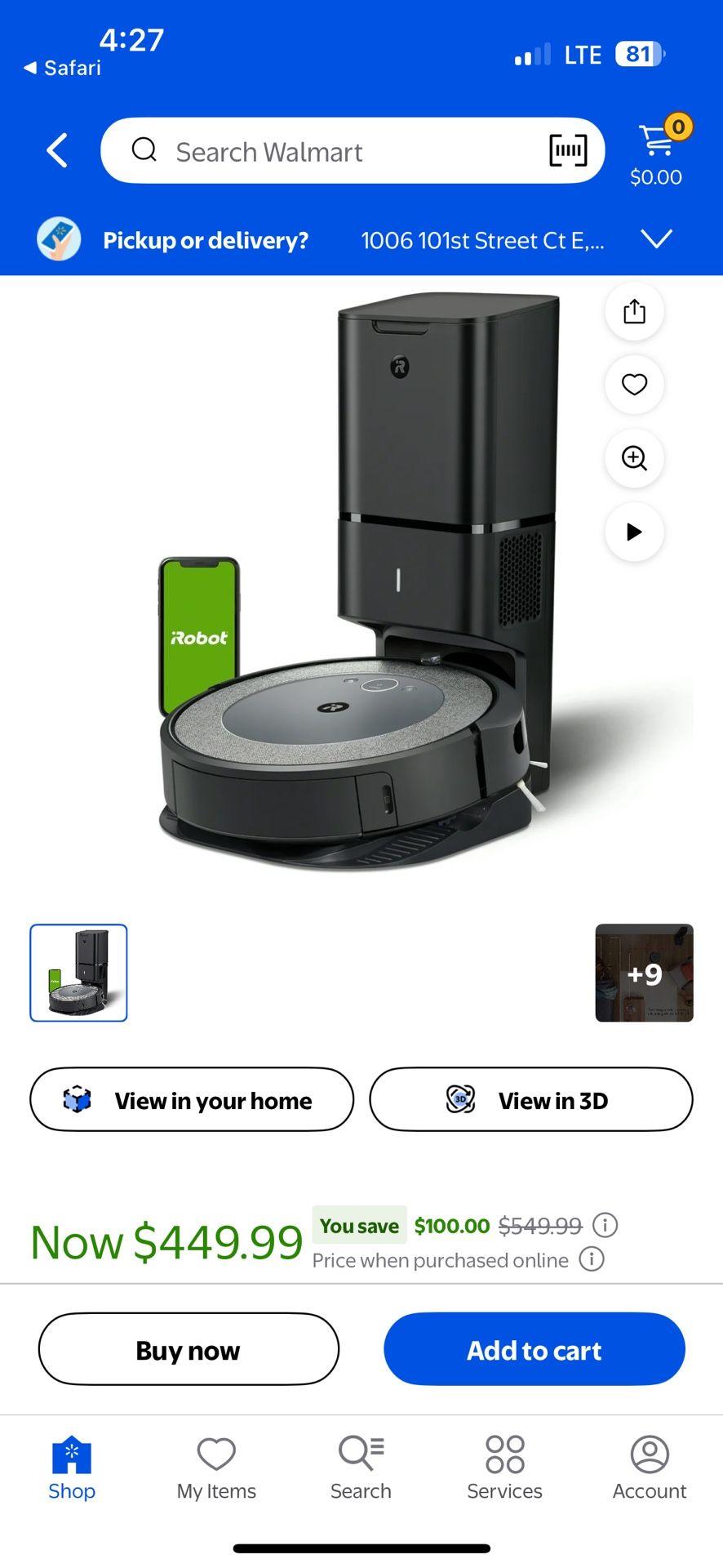 iRobot Roomba I3