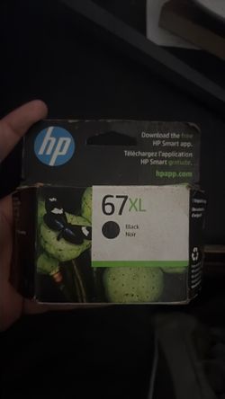 67XL black noir printer ink cartridge