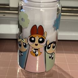 Powderpuff Girls Glass 