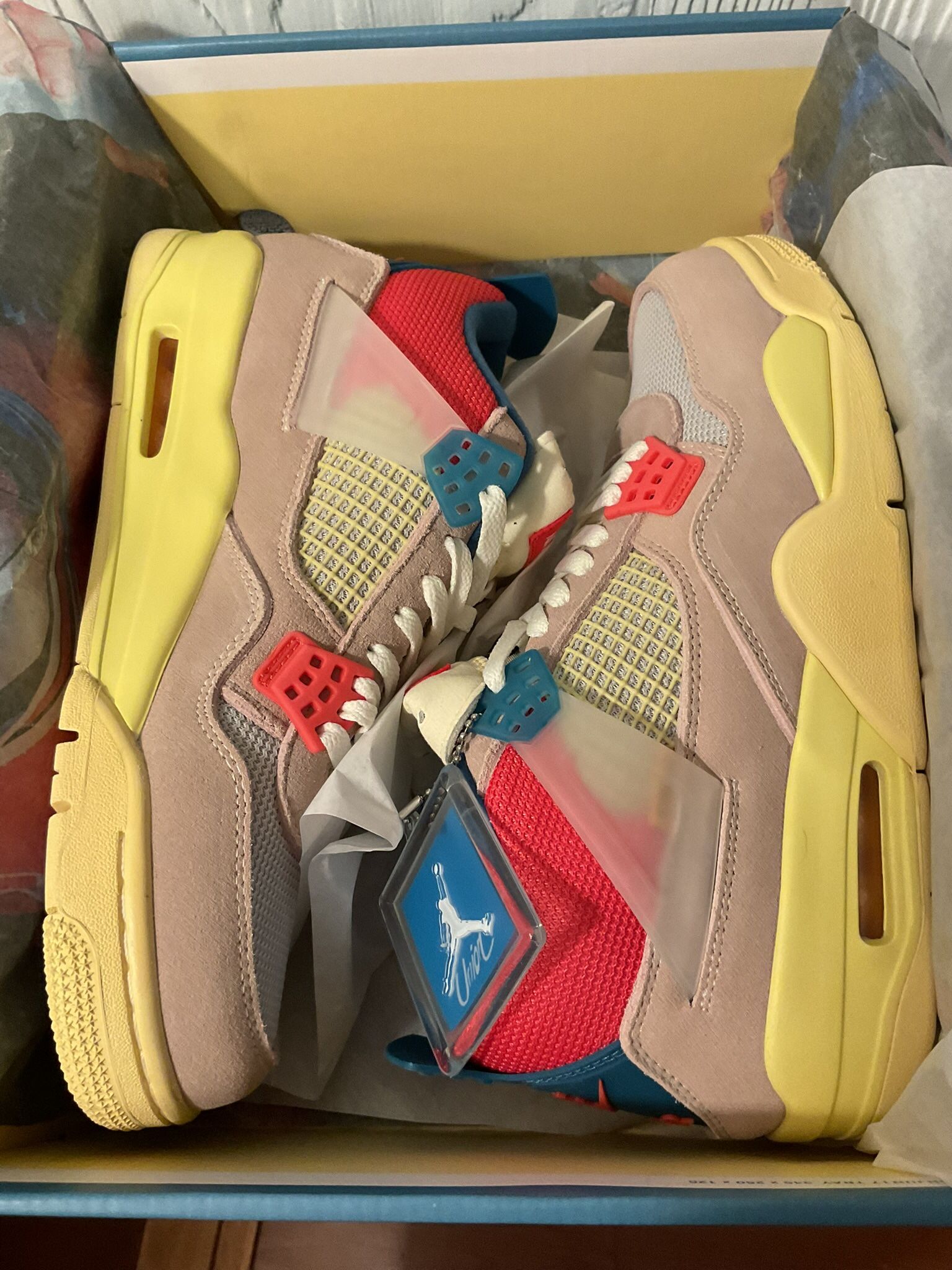 Jordan 4s LA X  Union Guava Ice