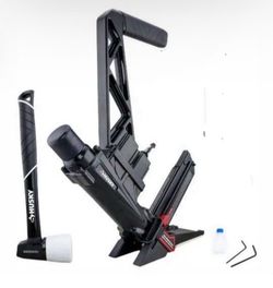 Husky Pneumatic 3-in-1 15.5-Gauge and 16-Gauge 2 in. Flooring Nailer and Stapler with Quick Jam Release