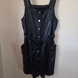 Pleather dress
