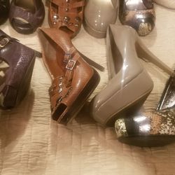 Entire Lot Of Hoochie Mama Heels, 8M