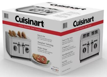 Cuisinart Stainless Steel 4-Slice Toaster, CPT-14WM