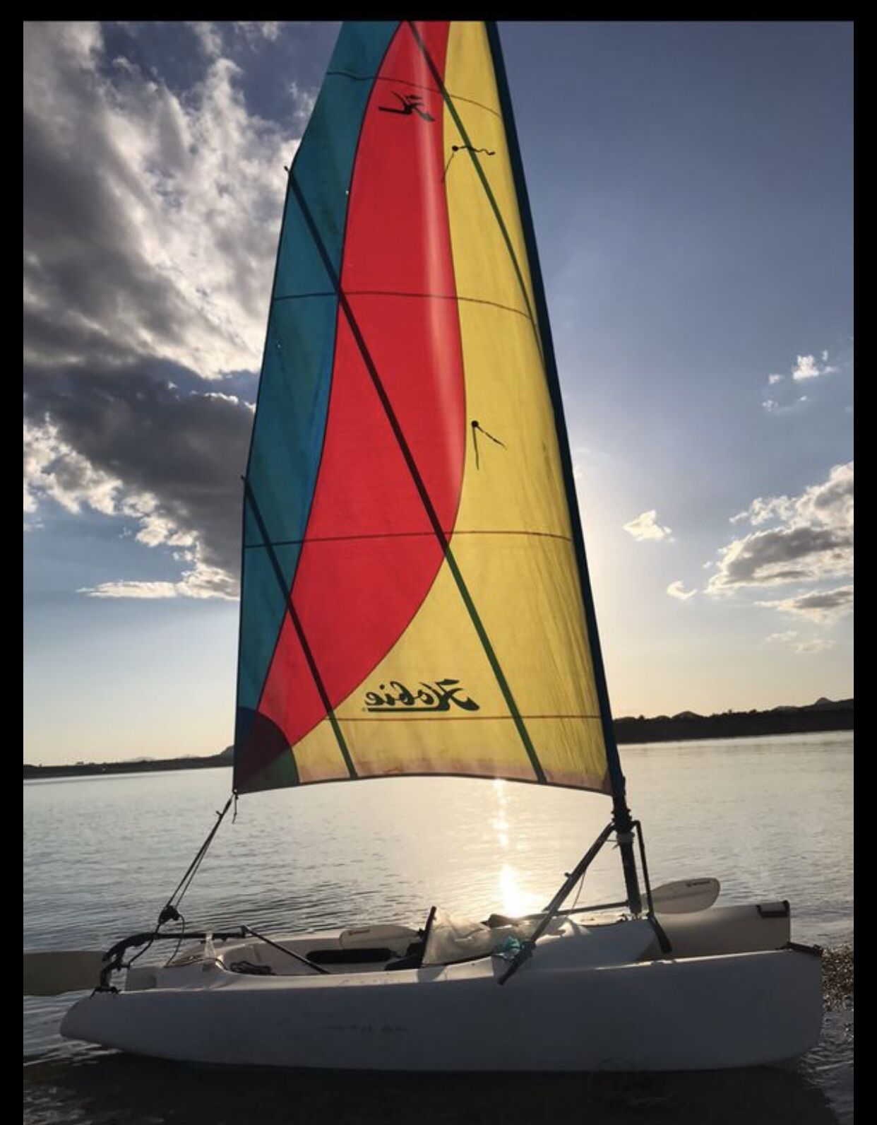 Hobie bravo 12 with trailer